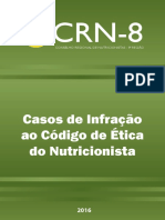 Casos de Infracao Ao Codigo de Etica Do Nutricionista