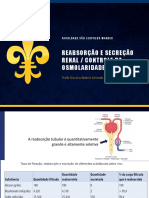 Reabsorção E Secreção Renal / Controle Da Osmolaridade: Faculdade São Leopoldo Mandic