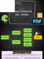 Predicativos, Complemento Régimen y Complemento Agente