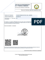 Certificado de Pertenecer O No A Fuerzas Armadas: MDN-NOFA-000000034219-2023