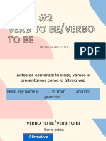 Clase #2 Verb To Be/Verbo