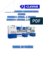 Manual de Instruções - Tornos L3080A L30200A ... L30160A