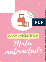 Mala Maternidade: Guia + Checklist Da