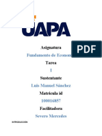 Tarea 1 de Fundamentos de Economia