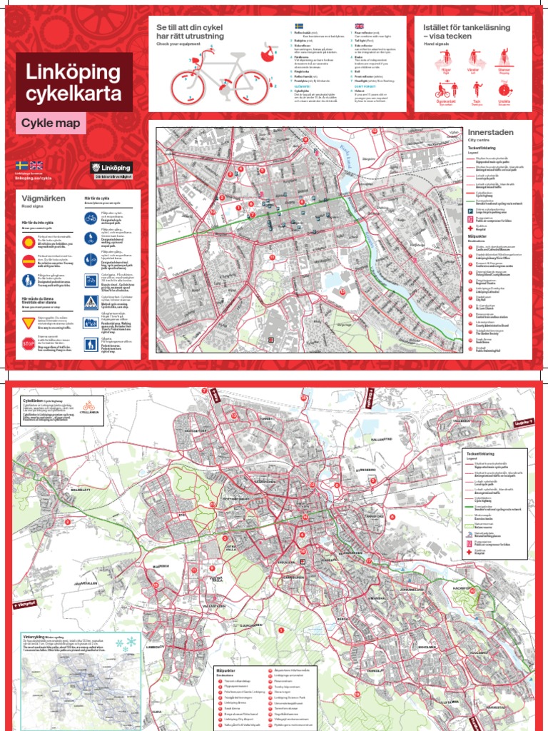 Linköping Cykelkarta | PDF