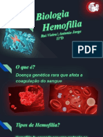 Biologia Hemofilia: Rui Vieira - A Ntonio Jorge 11ºD