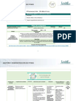 Planeación Didáctica Auditoría Administrativa