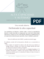 Definiendo La Alta Capacidad ALTA CAPACIDAD Y AUTISMO