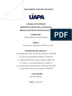 UAPA Maestría Gestión Centros Educativos Funciones PEC PCC