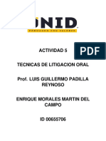 Técnicas de litigación oral: Vinculación a proceso por robo calificado