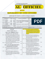 Officiel Journal: Republique de C Te D'Iv IRE