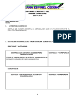 Informe académico 1er quimestre 2017-18