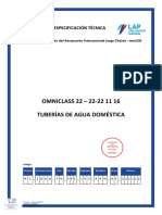 NL - 2000 - FD - SPC - IP3 - PPW - DS - 221116 Rev 0 TUBERÍAS DE AGUA DOMÉSTICA