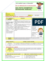 Ses-Juev-Pl-Leemos Textos Descriptivos Identificando Adjetivos