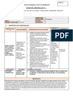 Sesion de Aprendizaje Prevencion y Proteccion Ante Los Ciclones MD