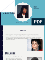 Michael Jackson: Grade: XI Seccion: 6 Name Profesor