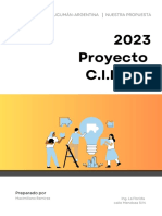 2023 Proyecto C.I.I.I.D.T: Tucumán-Argentina Nuestra Propuesta