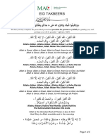 MAC Eid Takbeers (Transliteration)