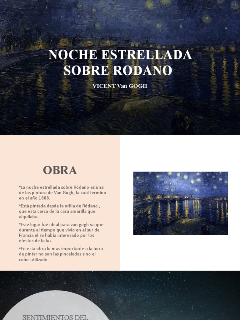 La Noche Estrellada en El Rodano | PDF