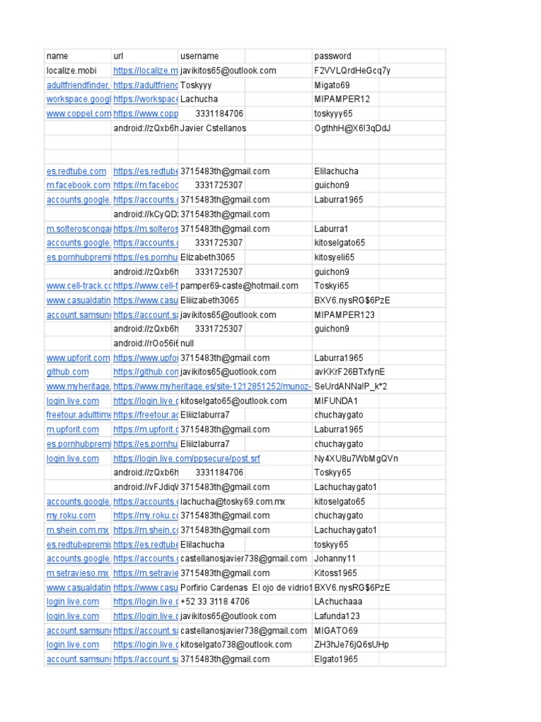 Google Passwords