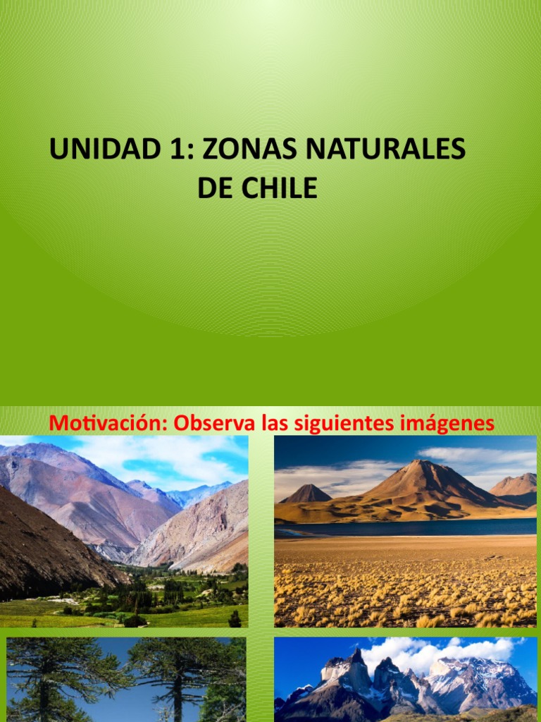 Zonas Naturales de Chile 5º | PDF