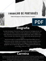 Trabalho de Português: Gabriel Saragioto E Maria Eduarda Torquato