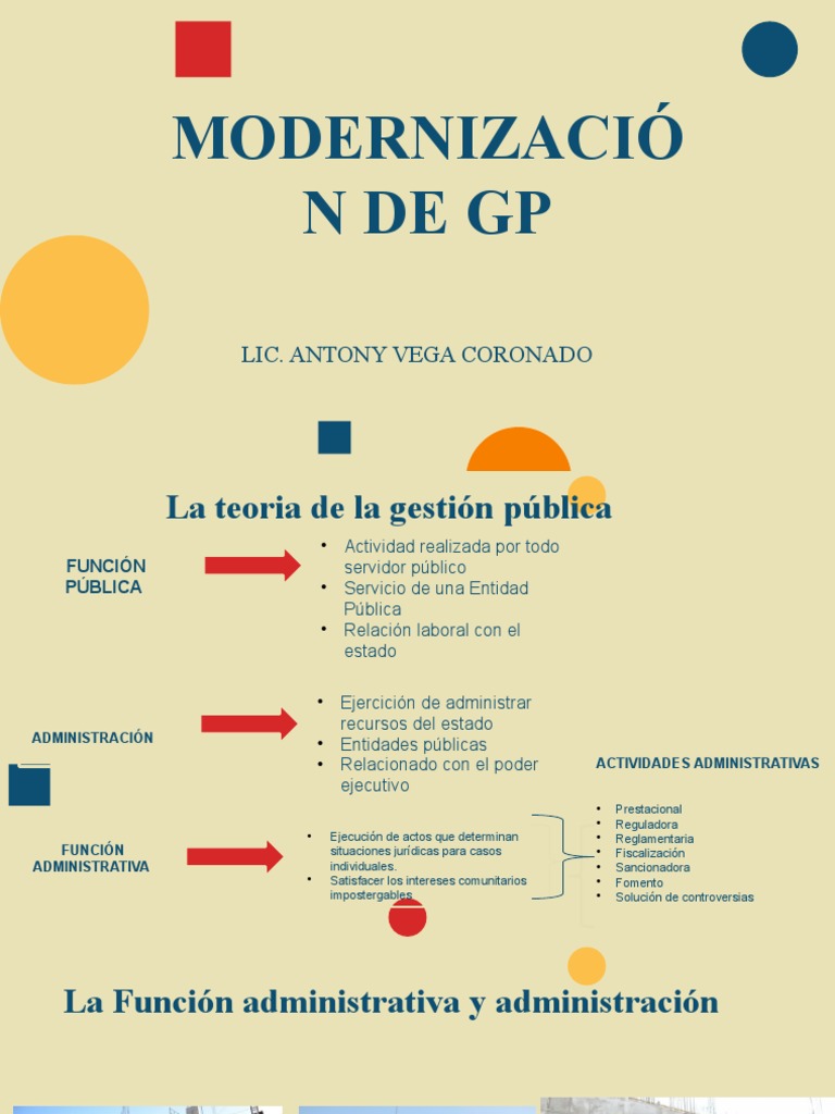 Modernización de la Gestión Pública | PDF | Gobierno E | Administración ...