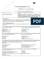 Evaluacion 1 Ciencias 5° Basico