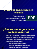 Urgencias Psiquiatricas en Pediatria