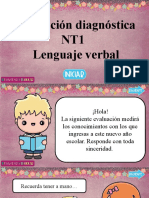 UETH - Presentación - Evaluación Diagnóstica - Lenguaje Verbal NT1