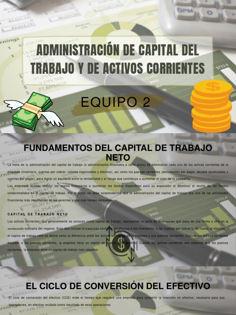 Equipo 2. Administración Del Capital de Trabajo y de Activos Corrientes