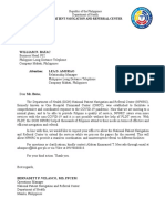 Antedate Letter To PLDT