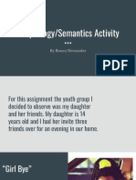Semantics Activity 1
