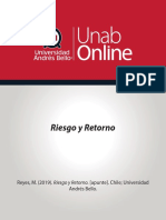 Reyes, M. (2019) - Riesgo y Retorno. (Apunte) - Chile Universidad Andrés Bello