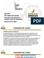 Expositor Ing. Pablo Del Aguila Consultor Internacional en Infraestructura de Transportes Febrero 22-25, 2023