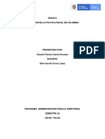 Evolucion Politica Fiscal Colombia