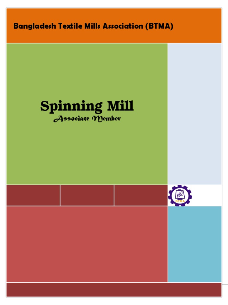 Bangladesh Textile Mills Association BTM PDF Spinning (Textiles