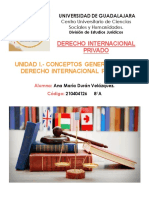 Unidad I.-Conceptos Generales Del Derecho Internacional Privado