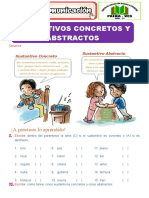 Sustantivos Concretos y Abstractos