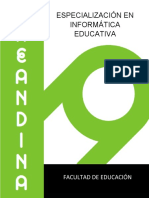 Especialización en Informática Educativa: Facultad de Educación