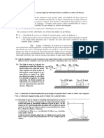 Lista de Exercıcios - Conservaııo Do Momento, Colisıes e Centro de Massa