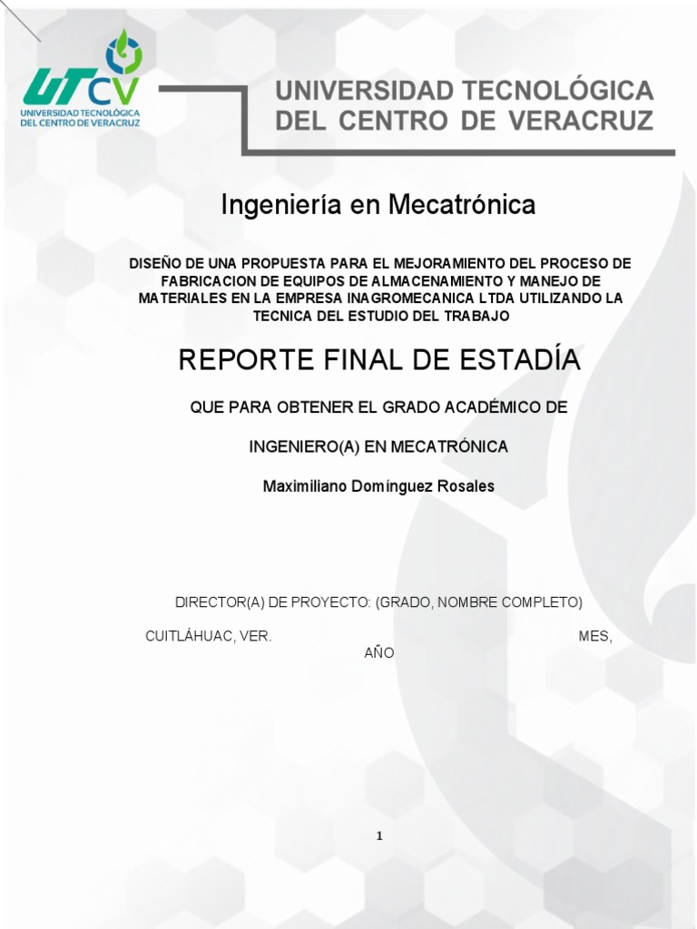 Mejora en Fabricación de Equipos Mecánicos | PDF | Diseño | Planificación