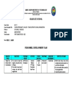 Ma111-Personnel Development Plan