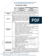 Plano de Curso: Curso Direito Disciplina Introdução Ao Estudo Do Direito Carga Horária Período PPC Ano