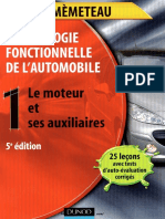 Technologie Fonctionnelle de L'automobile-Le Moteur Et Ses Auxiliaires