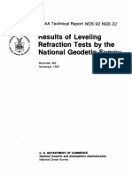results of leveling refraction tests-by national geodetic survey