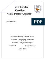 Centro Escolar Católico "Luis Pastor Argueta": Alumnos/as