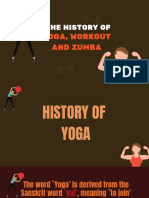 History of Yoga Workout and Zumba
