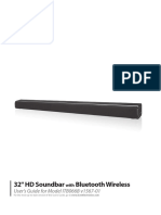 32" HD Soundbar Bluetooth Wireless: User's Guide For Model ITB066B v1567-01