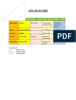 Apgar Score: Penilaian 0 1 2